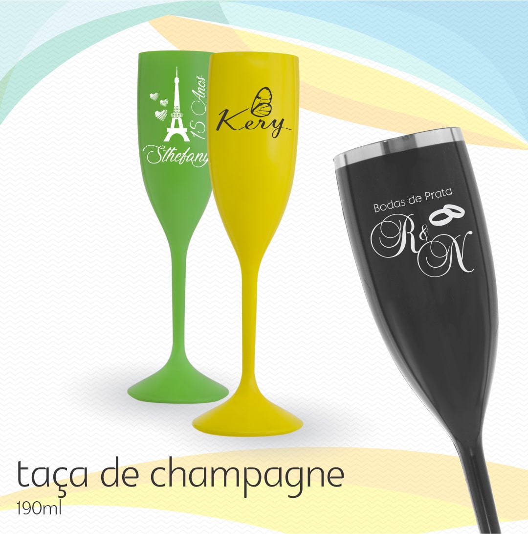 Taça Champagne Personalizada