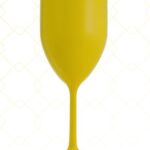 Taça Vinho 320 ml amarelo leitoso