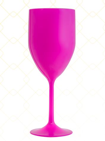 Taça Vinho 320 ml rosa leitoso