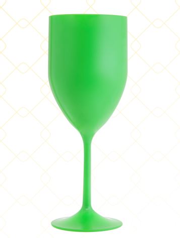 Taça Vinho 320 ml verde leitoso