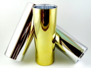Copo Metalizado Dourado