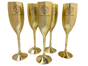 Taças Metalizadas Douradas