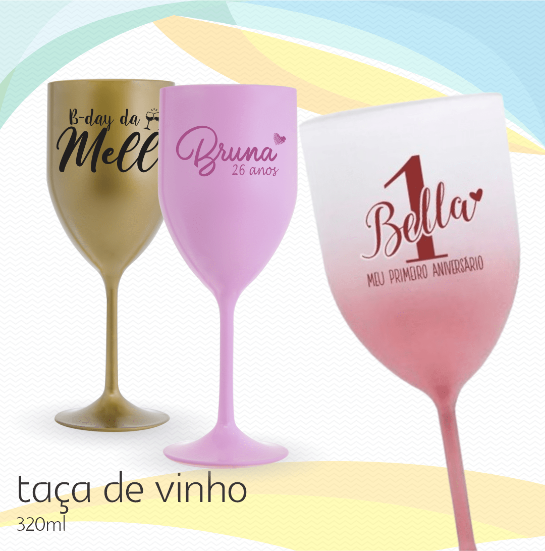 Taça Vinho Personalizada